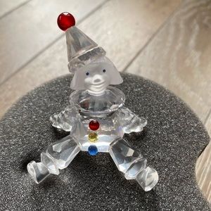 Swarovski crystal puppet figurine